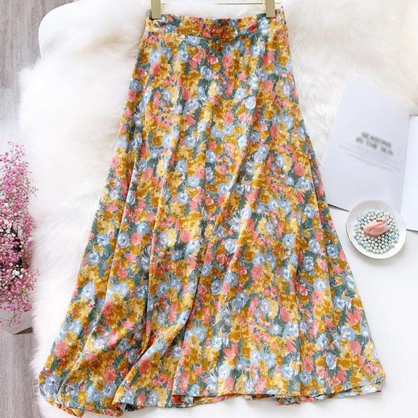 midi floral skirt women summer high waist flower print maxi skirts jupe femme korean fashion casual vintage boho long, Black
midi floral skirt women summer high waist flower print maxi skirts jupe femme korean fashion casual vintage boho long, Black