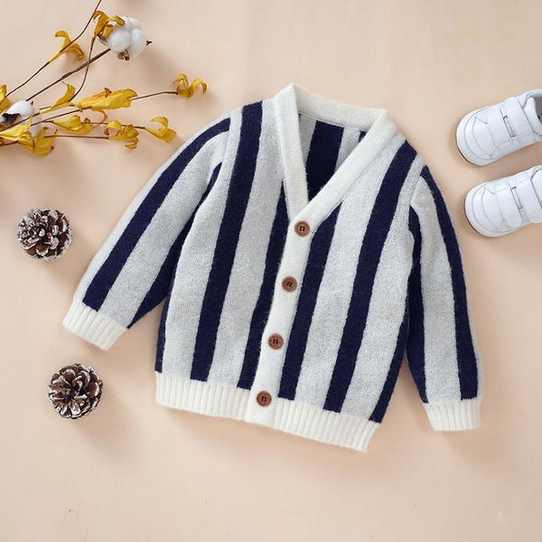 pullover baby sweater fashion striped born boy knitted long sleeve autumn infant girl cardigan one piece clothing outerwear ribbed, Blue
pullover baby sweater fashion striped born boy knitted long sleeve autumn infant girl cardigan one piece clothing outerwear ribbed, Blue
