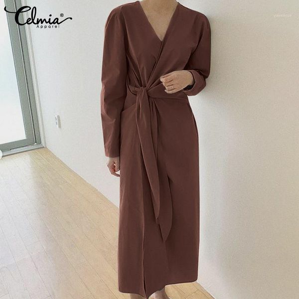 casual dresses 2021 fashion women office loose shirt dress celmia long sleeve v-neck solid color sundress elegant work bandage 7, Black;gray
casual dresses 2021 fashion women office loose shirt dress celmia long sleeve v-neck solid color sundress elegant work bandage 7, Black;gray