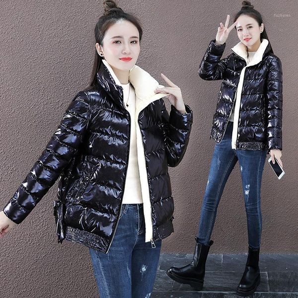 women's down & parkas 2021 winter fashion solid color girl overcoat casual slim jacket warm ladies cotton outwear coat, Black
women's down & parkas 2021 winter fashion solid color girl overcoat casual slim jacket warm ladies cotton outwear coat, Black