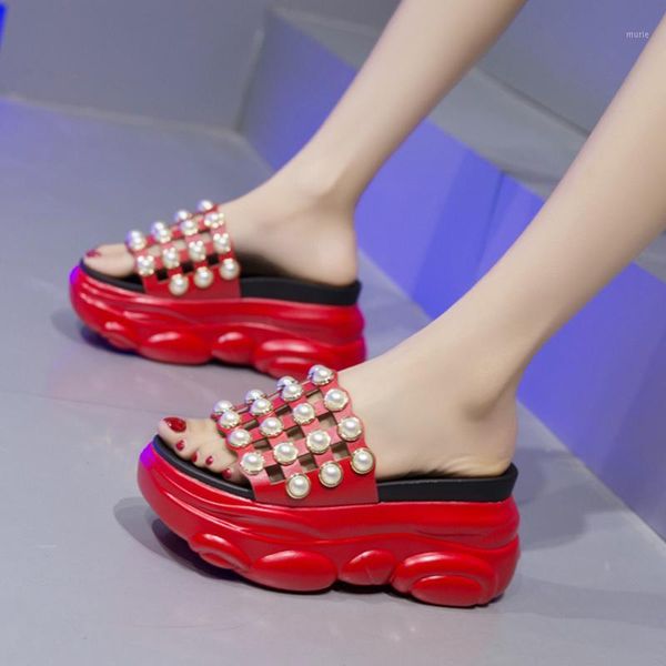 slippers drop summer hollow out super high heels platform slides woman chunky beach pearls wedges thick bottom sandals1, Black
slippers drop summer hollow out super high heels platform slides woman chunky beach pearls wedges thick bottom sandals1, Black