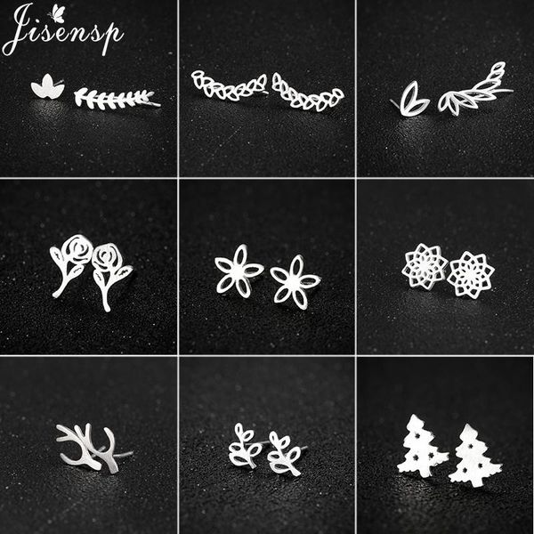 stud jisensp 100% 925 sterling silver earrings vintage leaf ear jewelry female sweet simple tree flower for women, Golden;silver
stud jisensp 100% 925 sterling silver earrings vintage leaf ear jewelry female sweet simple tree flower for women, Golden;silver