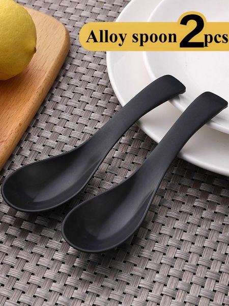 spoons 2 pcs household high temperature resistant meal spoon moisture-proof and mildew-proof alloy porridge anti-scald rice
spoons 2 pcs household high temperature resistant meal spoon moisture-proof and mildew-proof alloy porridge anti-scald rice