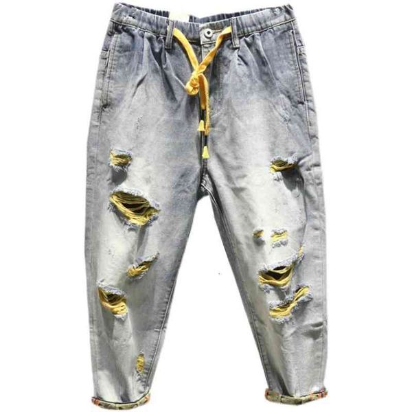 men's jeans calças jeans de verão masculinas, calças saruel coreanas com pés pequenos, para homens yubm, Blue
men's jeans calças jeans de verão masculinas, calças saruel coreanas com pés pequenos, para homens yubm, Blue