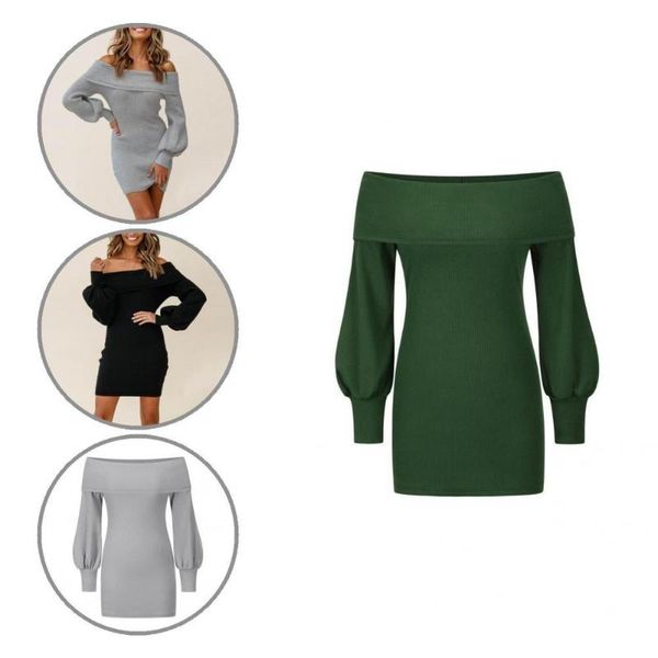 casual dresses temperament stylish elastic waist ribbing knit dress pullover long sleeve for office, Black;gray
casual dresses temperament stylish elastic waist ribbing knit dress pullover long sleeve for office, Black;gray
