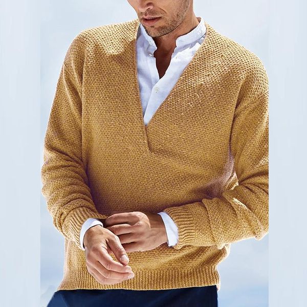 men's sweaters casual loose solid men fashion v-neck knitted jumper mens 2021 autumn winter long sleeve warm sweater streetwear, White;black
men's sweaters casual loose solid men fashion v-neck knitted jumper mens 2021 autumn winter long sleeve warm sweater streetwear, White;black
