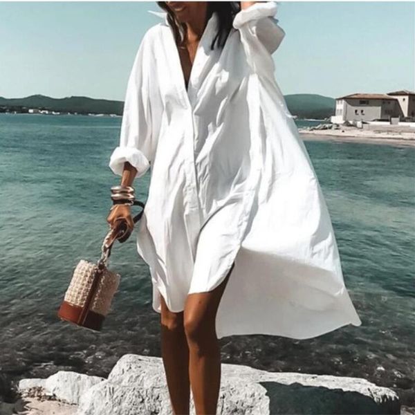 casual dresses 2021 summer print shirt dress fashion long sleeve beach party plus size vestidos elegant button turn-down, Black;gray
casual dresses 2021 summer print shirt dress fashion long sleeve beach party plus size vestidos elegant button turn-down, Black;gray