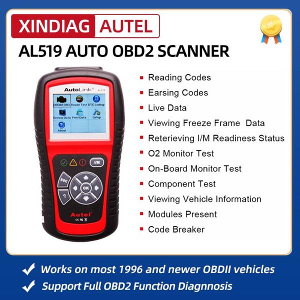 code readers & scan tools original autel al519 obd2 scanner car diagnostic tool autolink obdll reader eobd
code readers & scan tools original autel al519 obd2 scanner car diagnostic tool autolink obdll reader eobd