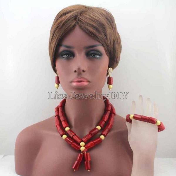 earrings & necklace fashion red coral beads necklaces nigerian african wedding pendent jewelry set hd8109, Silver
earrings & necklace fashion red coral beads necklaces nigerian african wedding pendent jewelry set hd8109, Silver