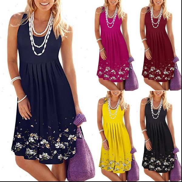 fashion women dresses summer bohemian o neck sleeveless a line swing dress casual tunic plus size knee length loose sundress, Black;gray
fashion women dresses summer bohemian o neck sleeveless a line swing dress casual tunic plus size knee length loose sundress, Black;gray