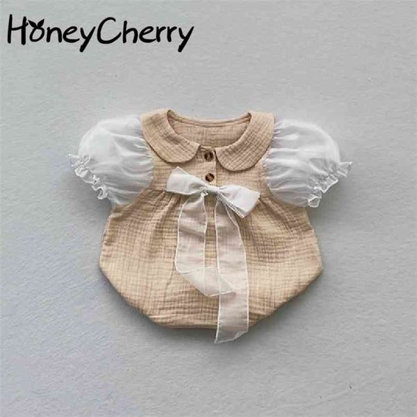 summer baby short sleeve bow bodysuit climbing clothes girls infant girl 210702, Blue
summer baby short sleeve bow bodysuit climbing clothes girls infant girl 210702, Blue