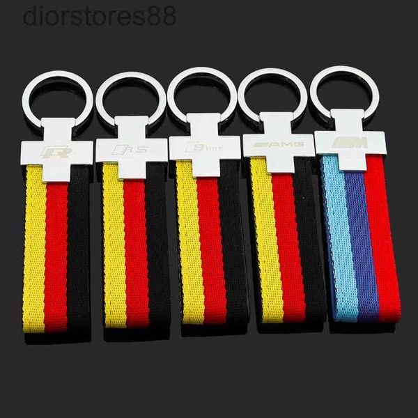 key chain m three color sports audi sline volkswagen r mercedes benz amg nylon ribbon car pendant, Silver
key chain m three color sports audi sline volkswagen r mercedes benz amg nylon ribbon car pendant, Silver