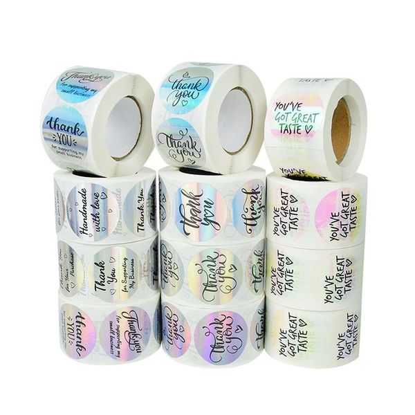 gift wrap 500pcs/roll thank you round sealing laser stickers candy cookies package sticker scrapbooking kid favor toy decoration
gift wrap 500pcs/roll thank you round sealing laser stickers candy cookies package sticker scrapbooking kid favor toy decoration