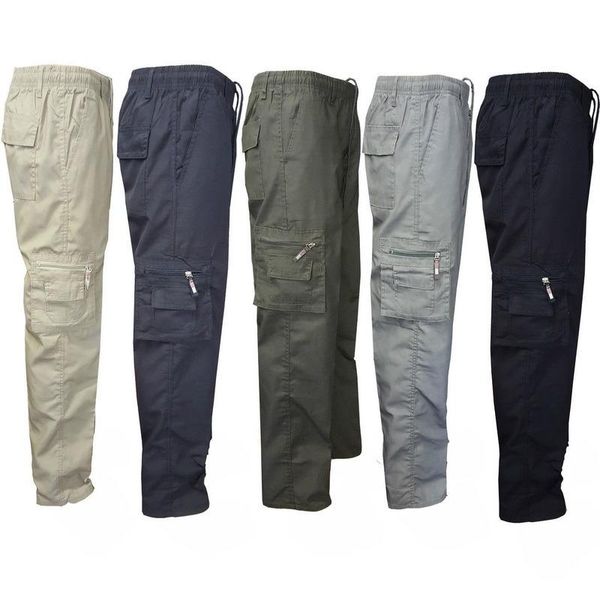 men's pants puimentiua solid color elasticized autumn cargo cotton combat work casual safari style streetwear, Black
men's pants puimentiua solid color elasticized autumn cargo cotton combat work casual safari style streetwear, Black
