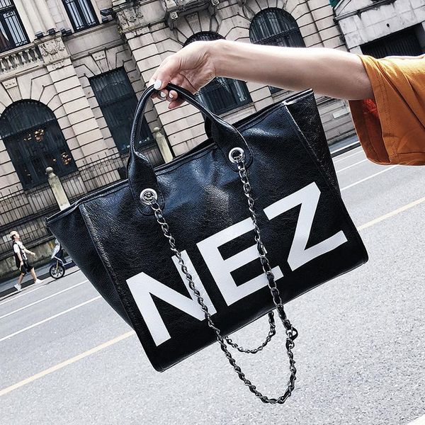 fashion lady handbags letter design one shoulder bag handbag chain luxury cross body