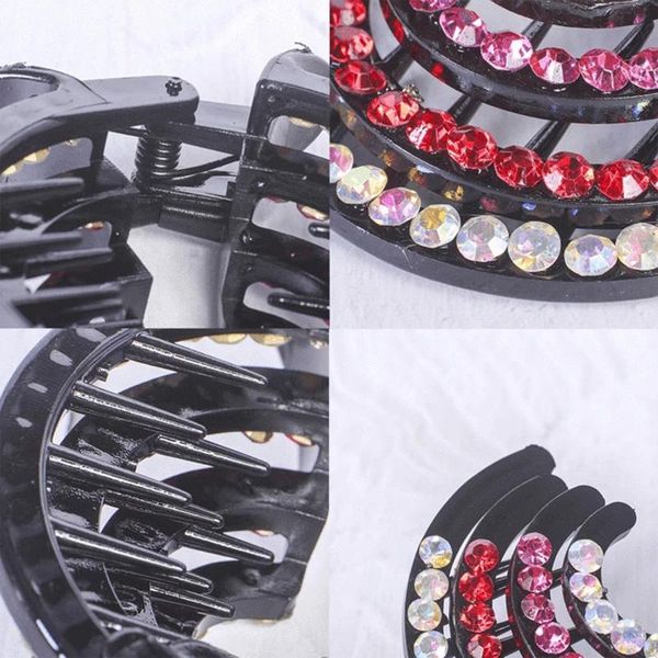 claw clip headgear ponytail holder hair accessory expandable rhinestone round for women girls sttx889 bun maker, Brown
claw clip headgear ponytail holder hair accessory expandable rhinestone round for women girls sttx889 bun maker, Brown