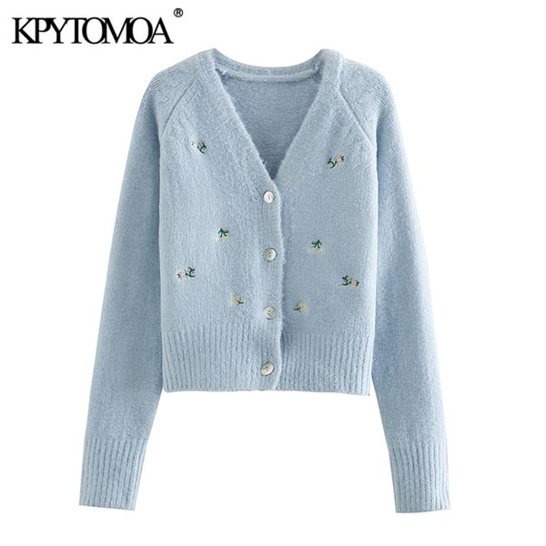 women fashion floral embroidered knitted cardigan sweater vintage v neck long sleeve female outerwear chic 210420, White;black
women fashion floral embroidered knitted cardigan sweater vintage v neck long sleeve female outerwear chic 210420, White;black