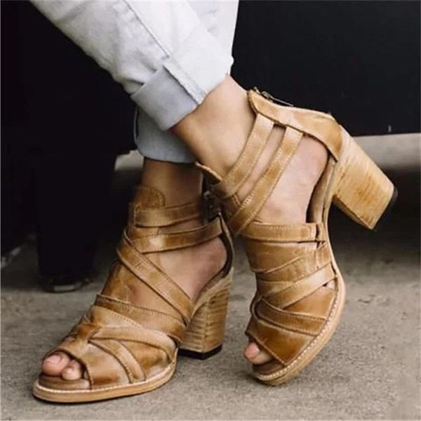 women square block heel sandals 2021 fashion lady ankle strap fish mouth gladiator female shoes plus size 43, Black
women square block heel sandals 2021 fashion lady ankle strap fish mouth gladiator female shoes plus size 43, Black