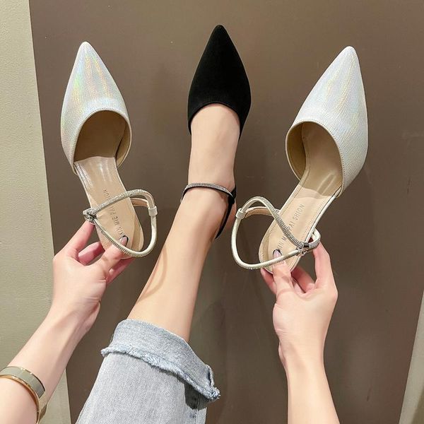 party sandals woman 2021 ankle strap high heels ladies shoes summer all-match suit female beige elastic band fashion high-heeled dress, Black
party sandals woman 2021 ankle strap high heels ladies shoes summer all-match suit female beige elastic band fashion high-heeled dress, Black