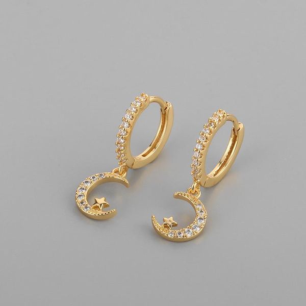 hoop & huggie 925 sterling silver small star moon earrings for women prevent allergy charms dainty jewelry, Golden;silver
hoop & huggie 925 sterling silver small star moon earrings for women prevent allergy charms dainty jewelry, Golden;silver