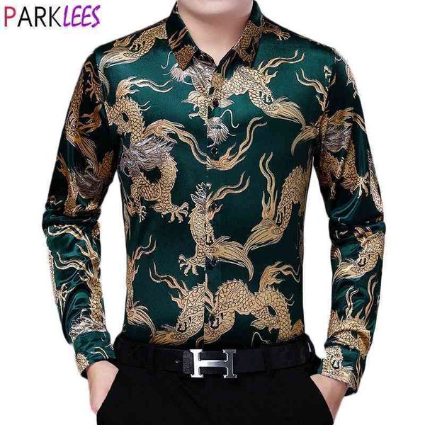 men's green velvet velour dress shirts fashion chinese dragon gold print shirt men social casual confortable shirt male 4xl 210522, White;black
men's green velvet velour dress shirts fashion chinese dragon gold print shirt men social casual confortable shirt male 4xl 210522, White;black