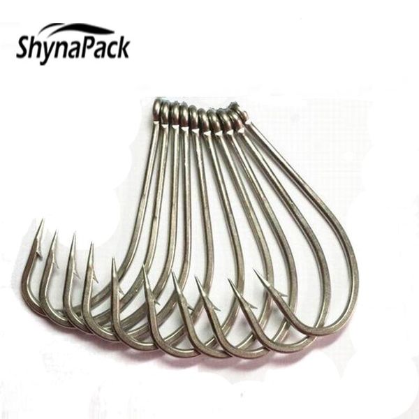 fishing hooks 5pcs/lot stainless steel barbed #1~#10 fish hook high for soft worm bass jig hole pesca accessory
fishing hooks 5pcs/lot stainless steel barbed #1~#10 fish hook high for soft worm bass jig hole pesca accessory