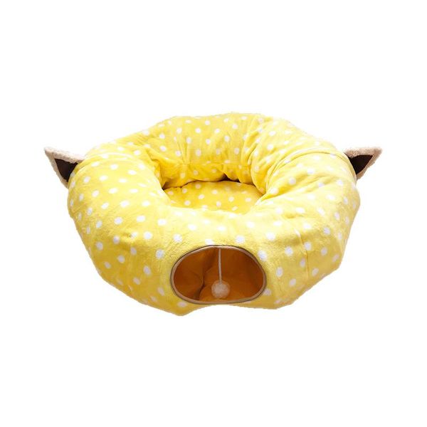cat tunnel bed with soft mat 2-in-1 toys peephole fun ball for indoor pet kittens cute style cats dogs beds & furniture
cat tunnel bed with soft mat 2-in-1 toys peephole fun ball for indoor pet kittens cute style cats dogs beds & furniture