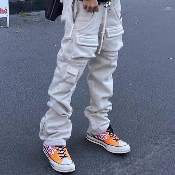 men's pants the listing multi-pocket joggers sweatpants men and women drawstring solid casual oversize baggy track trousers, Black
men's pants the listing multi-pocket joggers sweatpants men and women drawstring solid casual oversize baggy track trousers, Black
