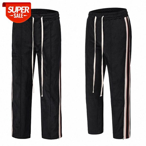 beauty street retro ribbon stitching contrast color velvet sweatpants string standard straight casual pants men #qw2p, Black
beauty street retro ribbon stitching contrast color velvet sweatpants string standard straight casual pants men #qw2p, Black