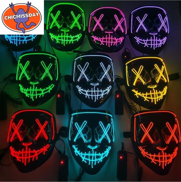 halloween mask led light up glowing party funny masks the purge election year great festival cosplay costume supplies coser face sheild cx22
halloween mask led light up glowing party funny masks the purge election year great festival cosplay costume supplies coser face sheild cx22