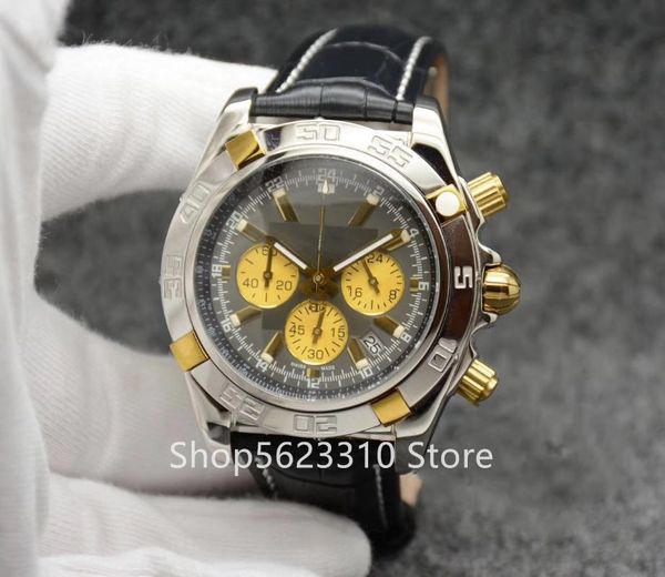 wristwatches classic brand chronograph men satch stainless steel sapphire quartz multi-function sport calendar watch black leather rubbe, Slivery;brown
wristwatches classic brand chronograph men satch stainless steel sapphire quartz multi-function sport calendar watch black leather rubbe, Slivery;brown