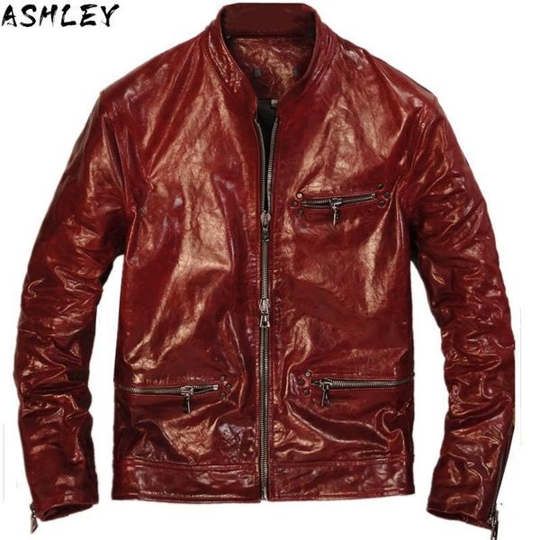 men's leather & faux red 2021 wine men retro casual jacket plus size xxxl genuine sheepskin autumn slim fit short coat, Black
men's leather & faux red 2021 wine men retro casual jacket plus size xxxl genuine sheepskin autumn slim fit short coat, Black