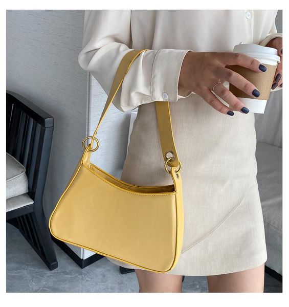 shoulder bags vintage armpit sling handbags solid color women leather chain simple messenger for street crossbody bag
shoulder bags vintage armpit sling handbags solid color women leather chain simple messenger for street crossbody bag