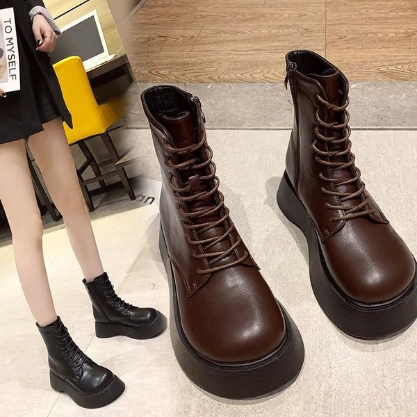 boots women's 2021 back zipper shoes leather black winter plush short locomotive
boots women's 2021 back zipper shoes leather black winter plush short locomotive
