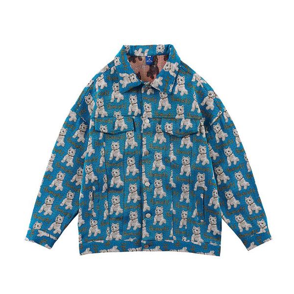 men's jackets original cute full animal print streetwear autumn jeans for men and women retro patchwork oversize casual denim coat, Black;brown
men's jackets original cute full animal print streetwear autumn jeans for men and women retro patchwork oversize casual denim coat, Black;brown