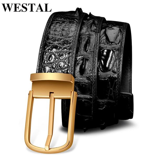 belts westal crocodile leather men's belt for jeans gift man waist buckle designer, Black;brown
belts westal crocodile leather men's belt for jeans gift man waist buckle designer, Black;brown