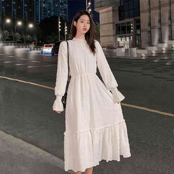 vintage women long sleeve lace mid dress female plus velvet thick white dress, Black;gray
vintage women long sleeve lace mid dress female plus velvet thick white dress, Black;gray