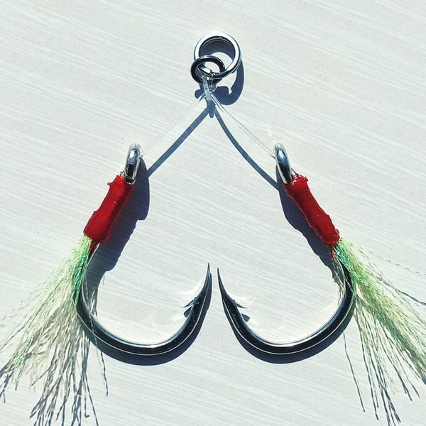 fishing hooks 2pairs mustad 3/0 5/0 7/0 nylon line slow jig hook with feather assist double saltwater inchiku jigging
fishing hooks 2pairs mustad 3/0 5/0 7/0 nylon line slow jig hook with feather assist double saltwater inchiku jigging