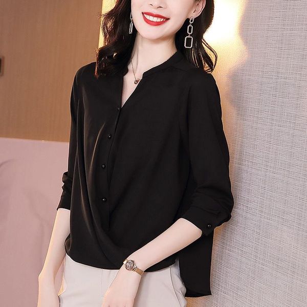 women's blouses & shirts elegant casual office ladies women pink red button up shirt spring autumn feminine blouse simple summer chiffo, White
women's blouses & shirts elegant casual office ladies women pink red button up shirt spring autumn feminine blouse simple summer chiffo, White