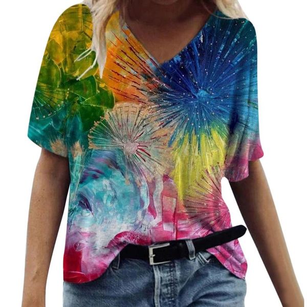 women's t-shirt casual purple loose plus size women v neck short sleeve t shirt baggy vintage tee colorful printing retro, White
women's t-shirt casual purple loose plus size women v neck short sleeve t shirt baggy vintage tee colorful printing retro, White