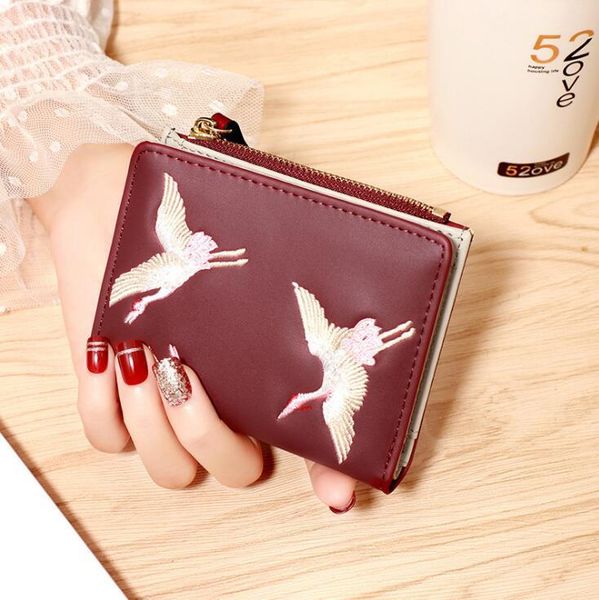 factory wholesale women bag exquisite embroidery short wallet multifunctional fashion leather student purse sweet little fresh embroiderys w, Red;black
factory wholesale women bag exquisite embroidery short wallet multifunctional fashion leather student purse sweet little fresh embroiderys w, Red;black