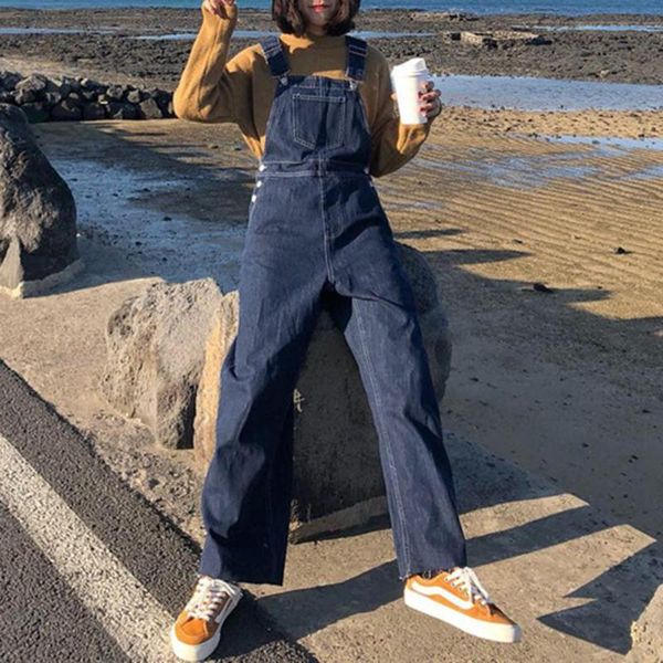 women's jumpsuits & rompers women denim jumpsuit 2021 korea ladies loose jeans female casual hole boyfriend overall playsuit, Black;white
women's jumpsuits & rompers women denim jumpsuit 2021 korea ladies loose jeans female casual hole boyfriend overall playsuit, Black;white