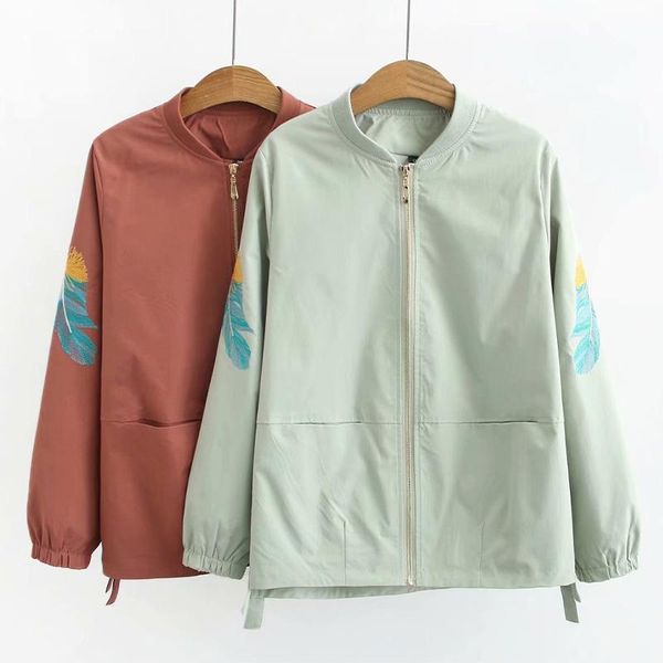 women's jackets 2021 spring fashion women jacket & coat pocket zipper loose plus size 5xl casual female autumn windbreaker outwear, Black;brown
women's jackets 2021 spring fashion women jacket & coat pocket zipper loose plus size 5xl casual female autumn windbreaker outwear, Black;brown
