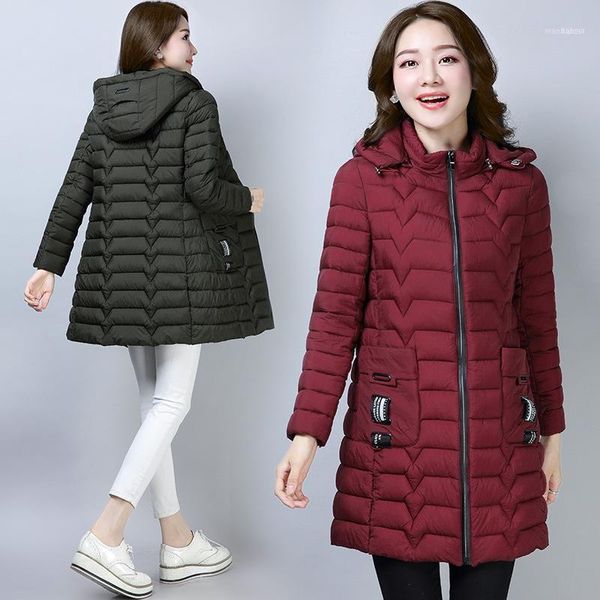 women's down & parkas winter padded cotton jacket women plus size korean parka black coat woman camperas mujer abrigo invierno 2021 kj5