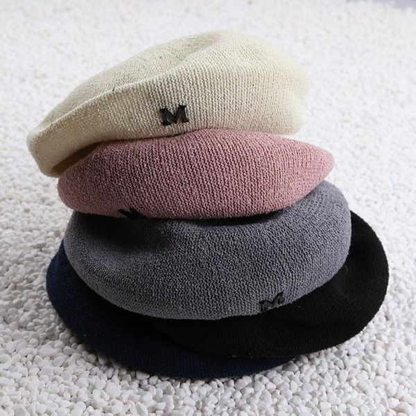 beanies women's summer painter cap circle yarn letter m beret hat british jazz clearance wholesale
beanies women's summer painter cap circle yarn letter m beret hat british jazz clearance wholesale