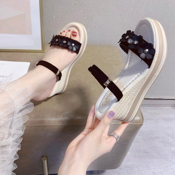 llogai women sandals female summer shoes platform slippers wedge shoe woman sandal fashion open toe high heel pantuflas mujer, Black
llogai women sandals female summer shoes platform slippers wedge shoe woman sandal fashion open toe high heel pantuflas mujer, Black