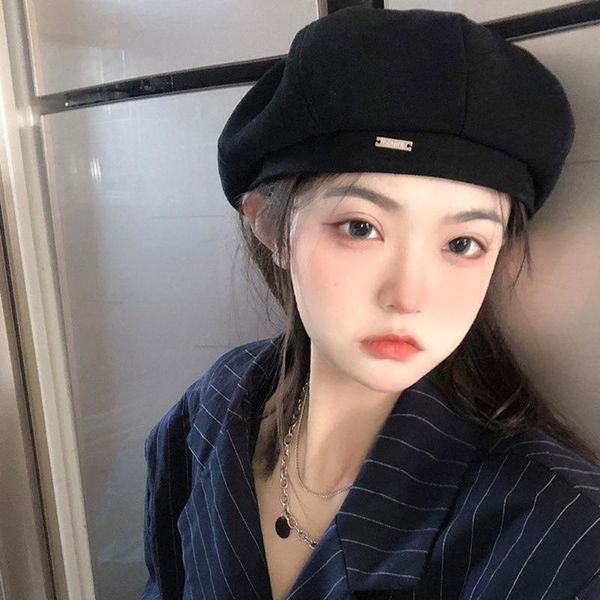 berets solid color early spring autumn baggy beret cap dome hat cotton adjustable, Blue;gray
berets solid color early spring autumn baggy beret cap dome hat cotton adjustable, Blue;gray