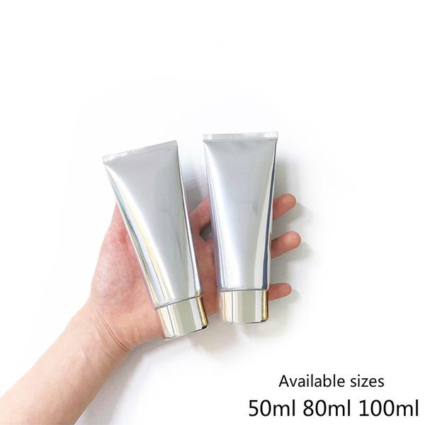 50ml 80ml 100ml aluminum plastic cosmetic bottle empty silver squeeze tube makeup lotion cream container 20pcs storage bottles & jars
50ml 80ml 100ml aluminum plastic cosmetic bottle empty silver squeeze tube makeup lotion cream container 20pcs storage bottles & jars