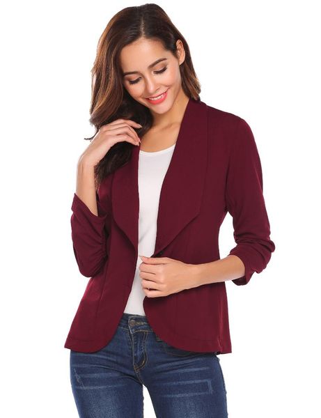 women's suits & blazers fasion oddice lady solid women and jackets slim notched single breasted office jacket regular autumn blazer fem, White;black
women's suits & blazers fasion oddice lady solid women and jackets slim notched single breasted office jacket regular autumn blazer fem, White;black