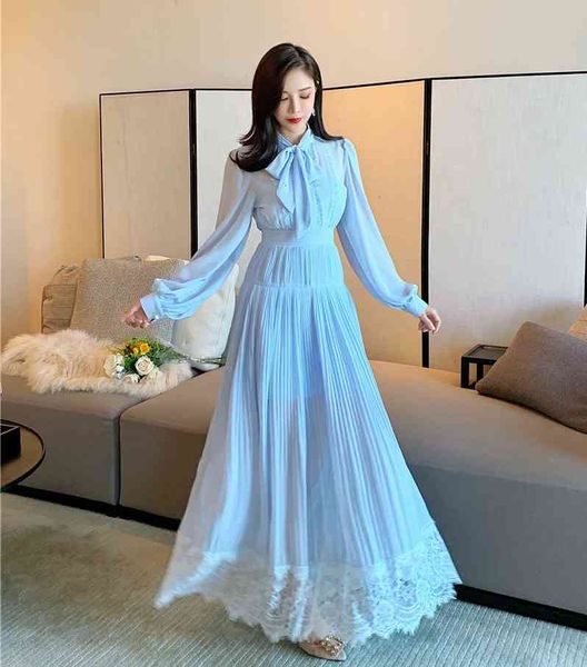 casual dresses llzacoosh fashion autumn women sky blue bow collar long sleeve lace patchwork ladies elegant vestidos a9ll, Black;gray
casual dresses llzacoosh fashion autumn women sky blue bow collar long sleeve lace patchwork ladies elegant vestidos a9ll, Black;gray